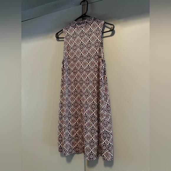 Aeropostale - Sleeveless Patterned Halter Mini Dress (Size M) - Picture 11 of 14